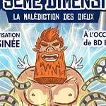 Affiche pour un spectacle de dessin d'improvisation